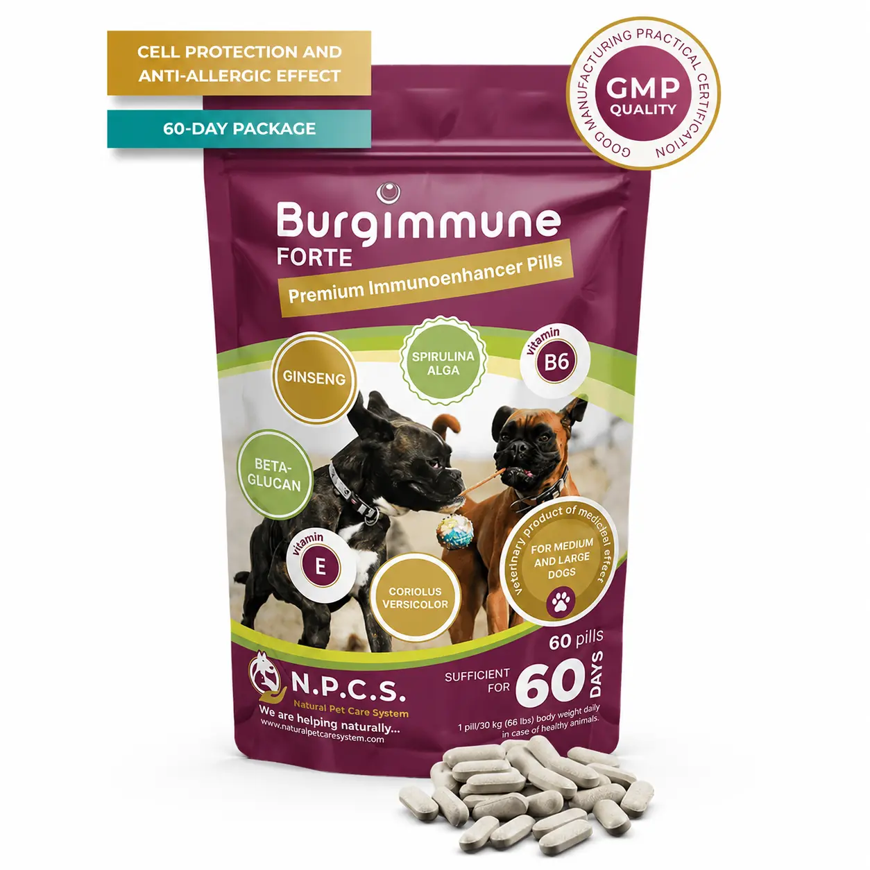 BURGIMMUNE FORTE PREMIUM – Tablete pentru intarirea sistemului imunitar
