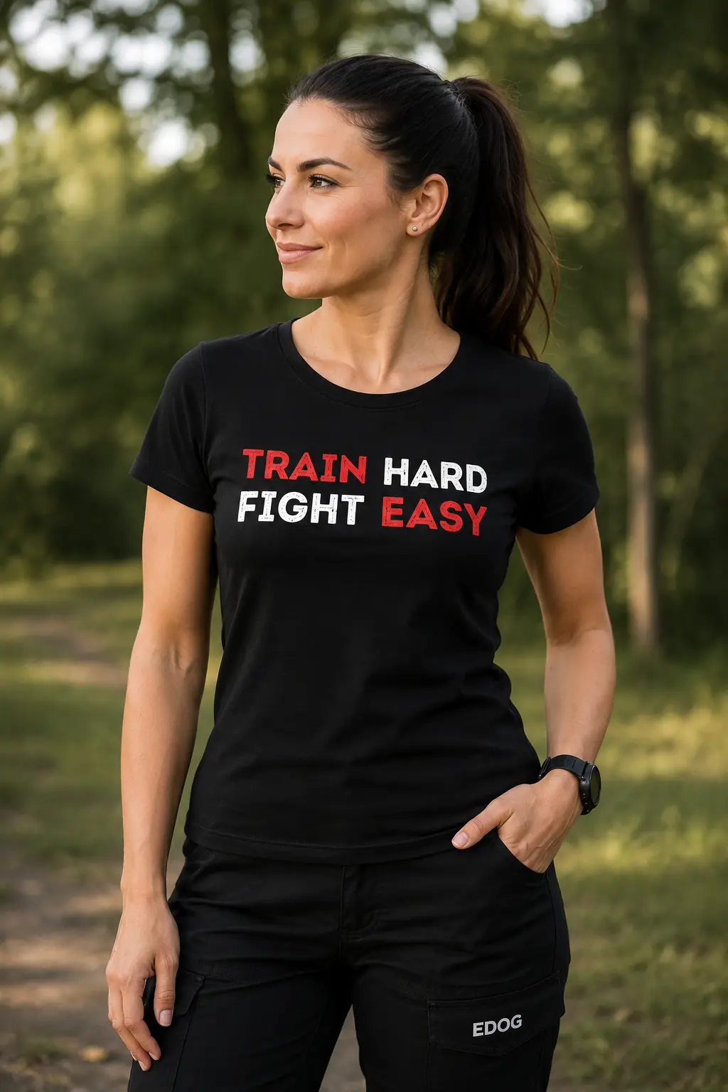 Tricou pentru dama IQ Dogsport - Image 2