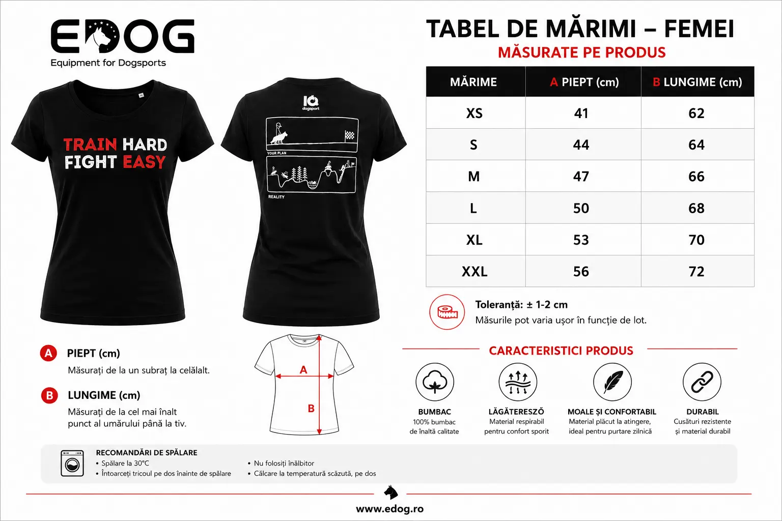 Tricou pentru dama IQ Dogsport - Image 3