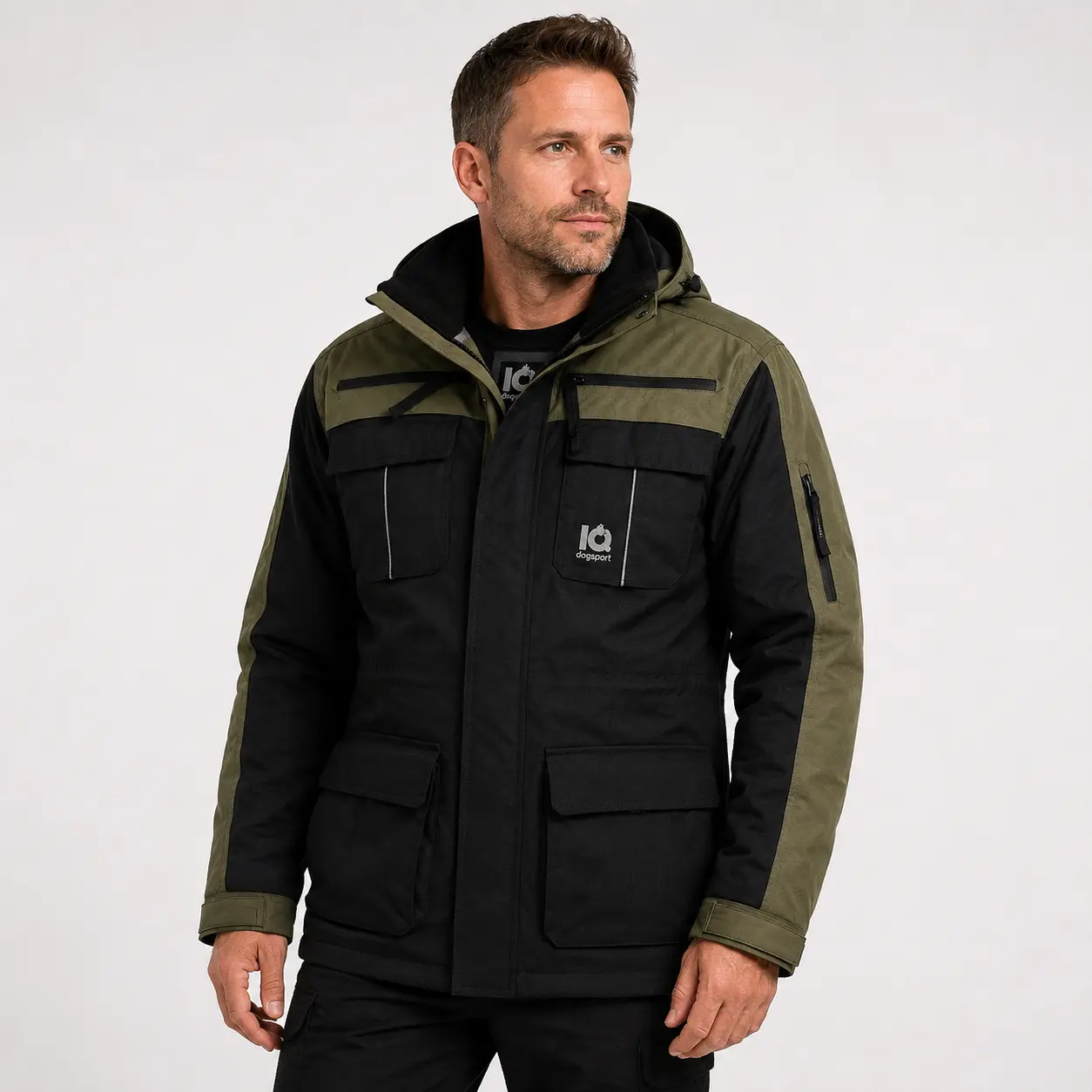 Geaca multifunctionala IQ 3.0  Olive Unisex - Image 2