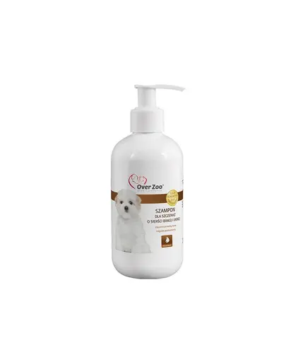 OVER ZOO Sampon pentru catelusi cu blana alba 250 ml