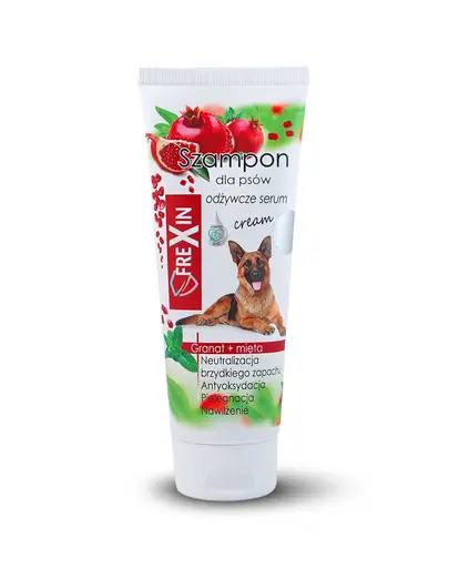 FREXIN Sampon neutralizant pentru caini, cu rodie si menta, 220 g