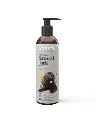 COMFY Natural Dark  Sampon pentru caini evidentierea culorii inchise a blanii 250 ml