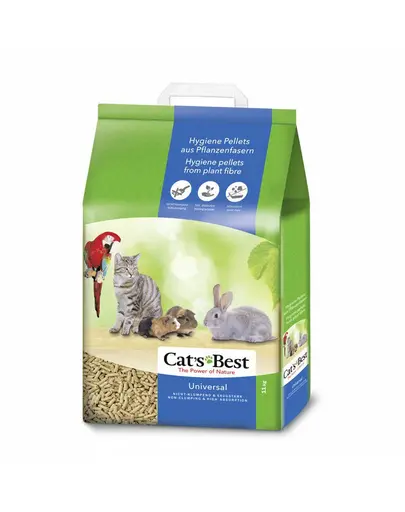 JRS Cat'S Best Universal Asternut igienic din lemn universal pentru pisici si alte animale de companie 7L (4 kg)