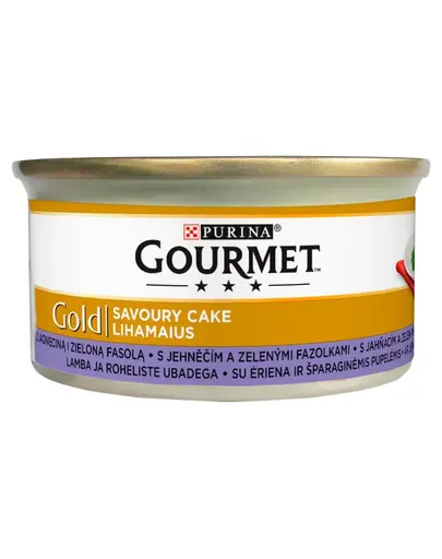 GOURMET Gold Savoury Cake cu miel si fasole 85 g