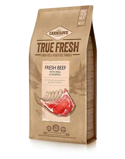 CARNILOVE True Fresh Beef hrana uscata pentru caini adulti, cu vita 11,4 kg