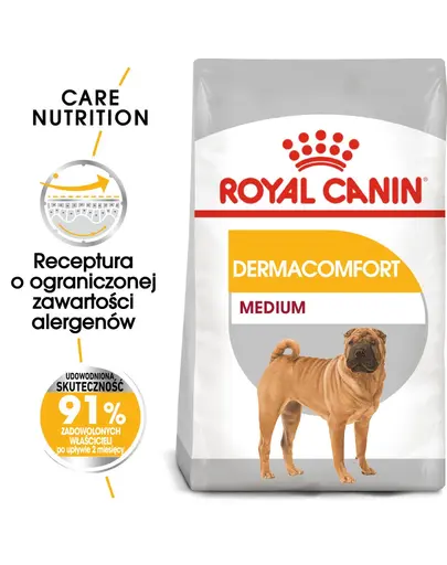 ROYAL CANIN Medium Dermacomfort 12 kg hrana uscata pentru caini adulti de talie medie cu piele sensibila