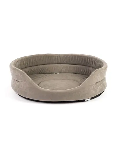 FERA Pat oval pentru caini, gri M 61 x 51 x 16 cm
