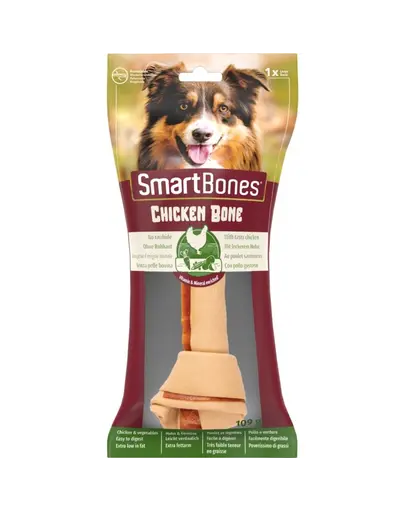 SmartBones Recompense pentru caini, cu pui si legume, large, 1 buc.