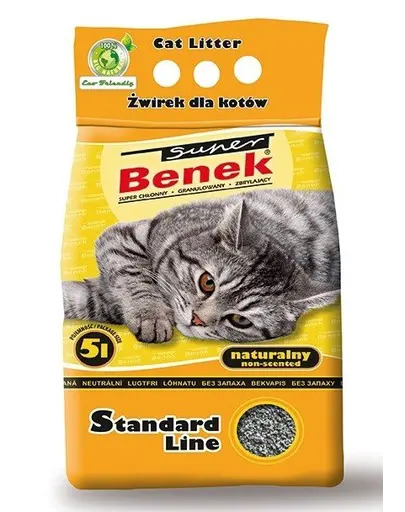 BENEK Super Standard Asternut igenic pentru litiera 5 l x 2 (10 kg)