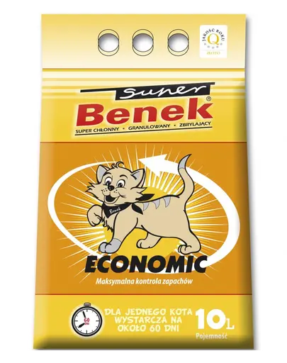 BENEK Super economic nisip pentru litiera 10 l x 2 (20 l)