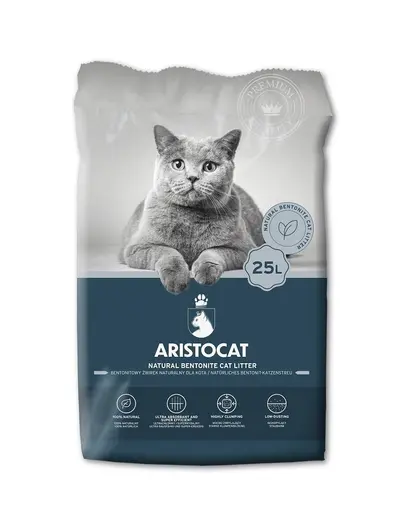 ARISTOCAT Bentonite Plus Nisip pentru litiera pisicilor, din bentonita 25 L