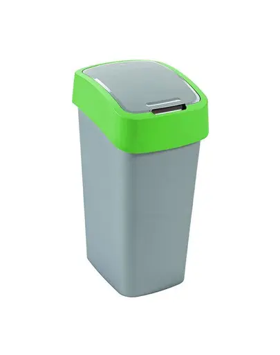 CURVER Cos de gunoi FLIP BIN 45 L argintiu/verde
