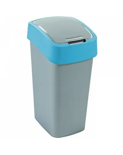 CURVER Cos de gunoi FLIP BIN 45 L argintiu/albastru