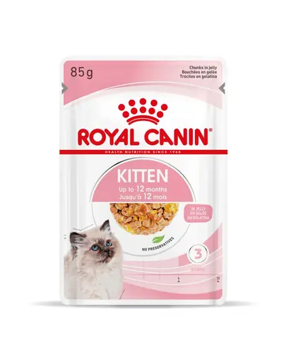 Royal Canin Kitten Instinctive In Jelly hrana umeda in aspic pentru pisica, 12 x 85 g