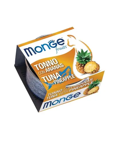MONGE Fruit Cat hrana umeda pentru pisici, cu ton si ananas 80 g