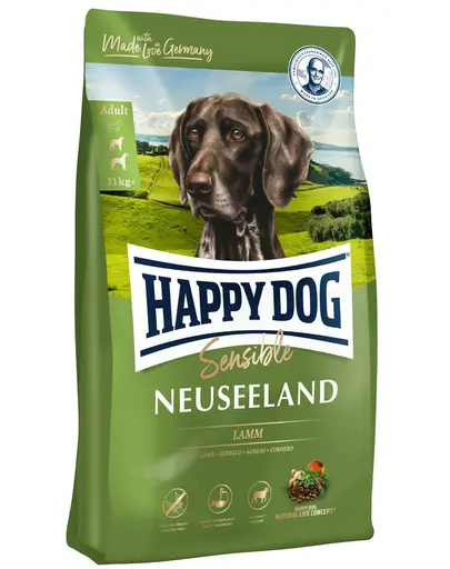 HAPPY DOG Supreme Noua Zeelanda Hrana uscata caini sensibli 12.5 kg