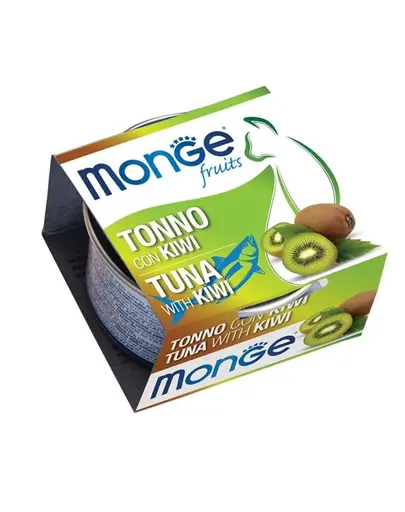 MONGE Fruit Cat hrana umeda pentru pisici, cu ton si kiwi 80 g