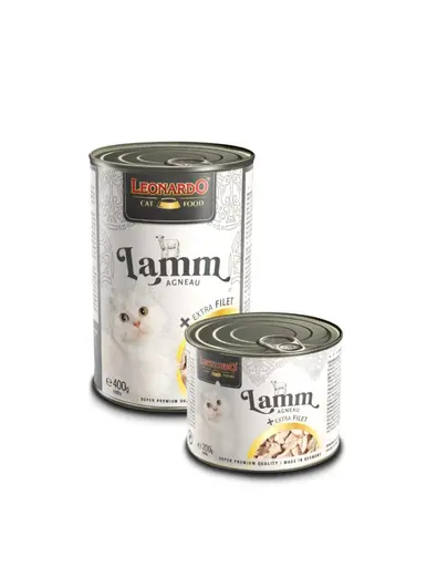 LEONARDO Conserva pisici cu carne de miel 200 g