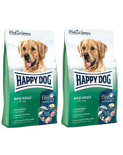 HAPPY DOG Supreme Fit&Vital Maxi Adult hrana uscata caini adulti de talie mare 2 x 14 kg ( 28kg )