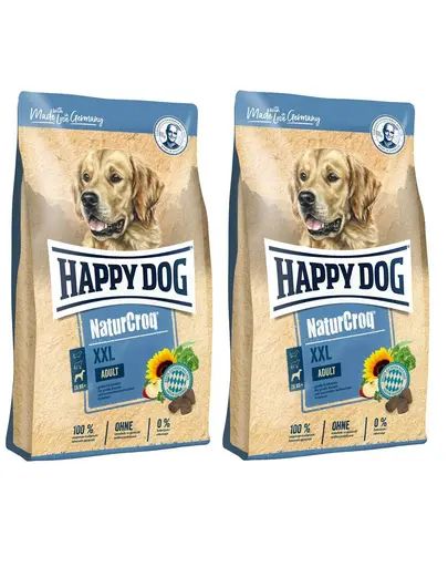 HAPPY DOG NaturCroq XXL Adult Hrana uscata pentru caini adulti de talie foarte mare 2x 15 kg ( 30kg )