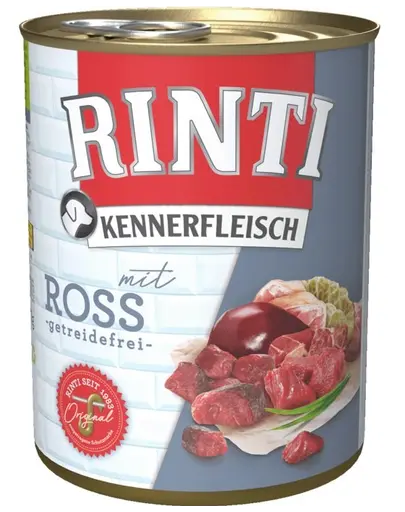 RINTI Kennerfleisch Horse hrana umeda caini adulti, carne de cal 800 gr