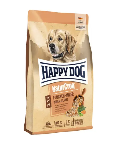 HAPPY DOG NaturCro Flocken Mixer 10 kg fulgi cereale pentru caini