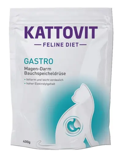 KATTOVIT Feline Diet Gastro hrana uscata dietetica pentru pisici cu afectiuni gastrointestinale 400 g