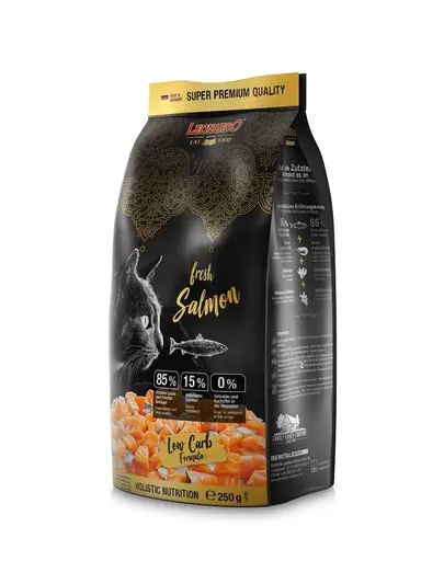 LEONARDO Fresh Salmon & Poultry Hrana uscata pentru pisici adulte, cu somon si pasare 250 gr