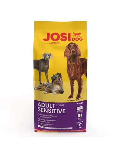 JOSERA JosiDog Adult Sensitive hrana uscata caini adulti 15 kg potrivit pentru sistem digestiv sensibil