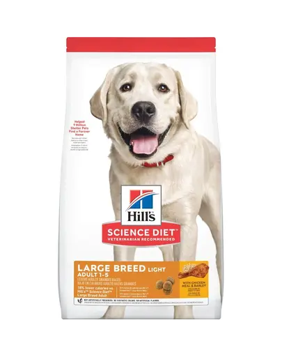 HILL'S Science Plan Adult Light Large 14 kg hrana uscata, light pentru caini de talie mare, cu pui