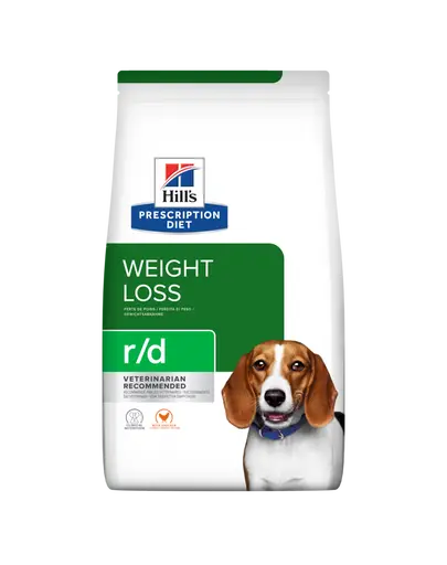 HILL'S Prescription Diet r/d Canine Weight Reduction hrana uscata pentru caini supraponderali 10 kg