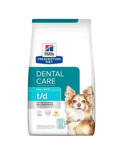 HILL'S Prescription Diet t/d Canine Mini 3 kg hrana uscata caini talie mica cu afectiuni orale