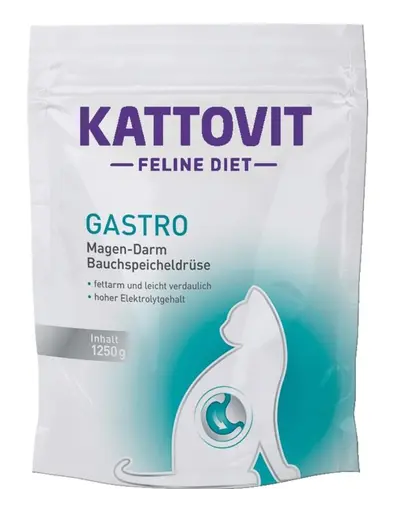 KATTOVIT Feline Diet Gastro hrana uscata dietetica pentru pisici cu afectiuni gastrointestinale 1,25 kg