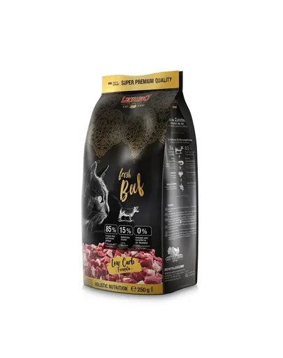LEONARDO Fresh Beef&Poultry Hrana uscata pisici adulte, cu vita si pasare 250 g