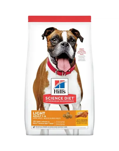 HILL'S Science Plan Adult Light Medium hrana uscata, light pentru Caini de talie medie 14 kg