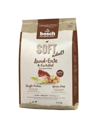 BOSCH Plus Hrana caini, cu rata si cartofi 2.5 kg