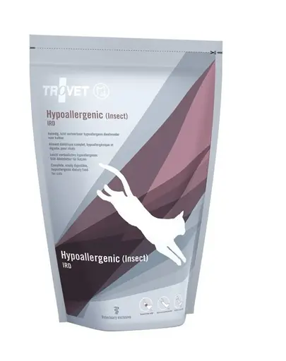 TROVET Hypoallergenic Insect IRD 500 g hrana hipoalergenica pisici cu proteine din insecte
