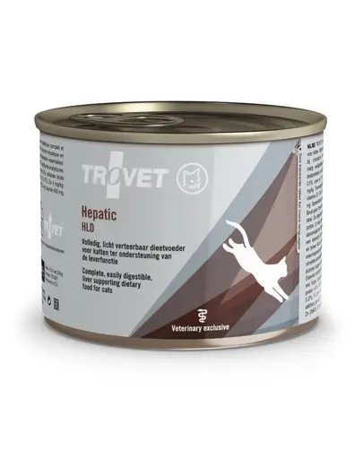 TROVET Hepatic HLD hrana umeda pisica cu afectiuni digestive 200 g