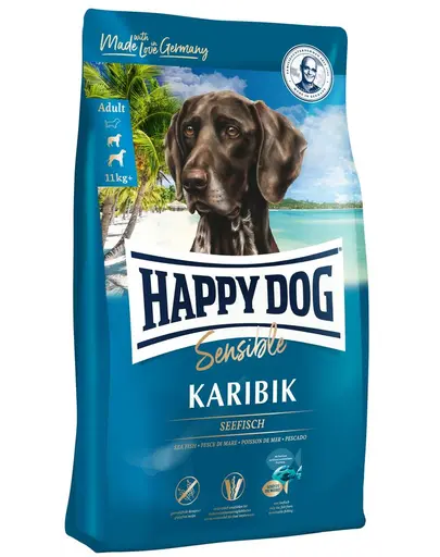 HAPPY DOG Supreme Karibik hrana uscat caini adulti cu alergii si intolerante alimentare 4 kg