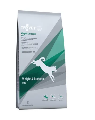 TROVET Weight&Diabetic WRD hrana caini cu diabet si obezi 12,5 kg