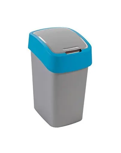CURVER Cos pentru gunoi "FLIP BIN" 9 L argintiu / albastru