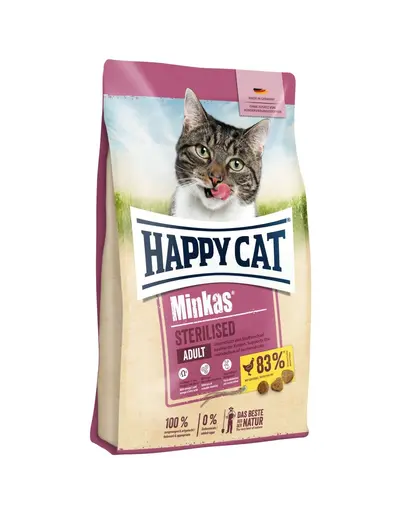 HAPPY CAT Minkas Sterilised, pasari de curte 1,5 kg