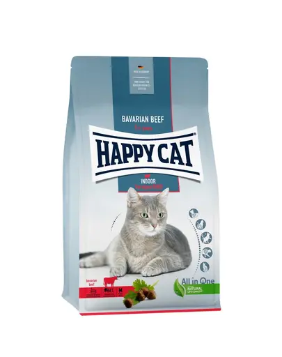 HAPPY CAT Indoor hrana uscata pisici adulte de interior, vita bavareza 4 kg