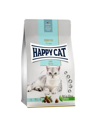 HAPPY CAT Sensitive Light hrana uscata pentru pisici adulte cu sistem digestiv sensibil 4 kg