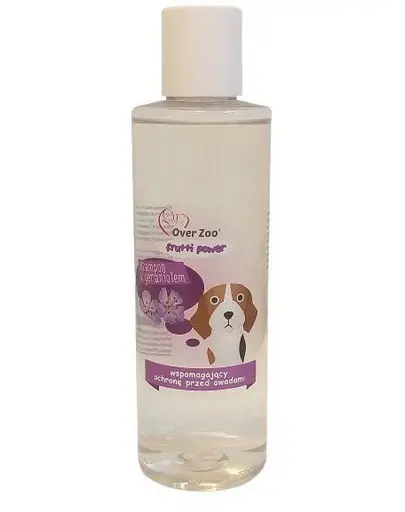 Sampon caini anti insecte OVER ZOO 200 ml cu ulei de arbore de ceai