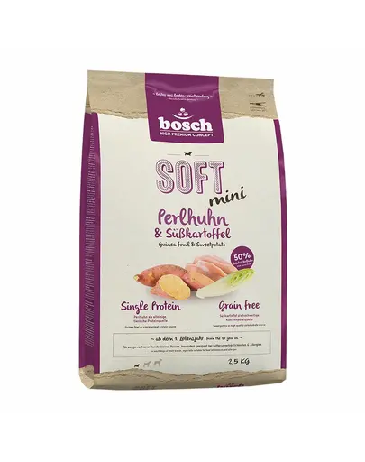 BOSCH Soft Hrana uscata pentru Cainii cu un sistem digestiv sensibil, 2,5 kg