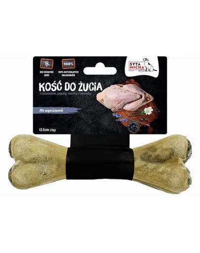 SYTA MICHA Os natural de mestecat pentru caini pentru relaxare si calm 13,5 cm