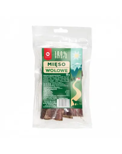 MACED Natural recompense fasii pentru caini, cu vita 60 g