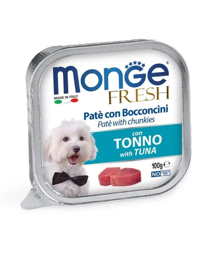 MONGE Fresh hrana umeda pentru Caini sub forma de pate, cu ton 100 g